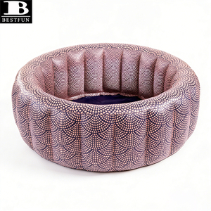 <span class=keywords><strong>Piscina</strong></span> Inflable <span class=keywords><strong>Redonda</strong></span>, Color Periwinkle, PVC Reforzado, Tamaño Completo, para Jardín o Patio Trasero - Product Image 4