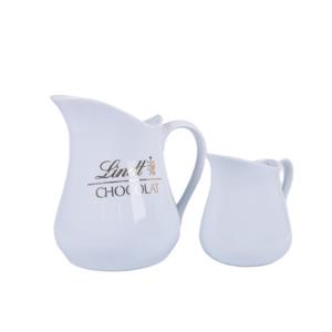 Jarra de leche de agua de porcelana con logotipo personalizado, jarra de café árabe de cerámica, jarra de leche Latte de cerámica personalizada para el hogar - Product Image 2