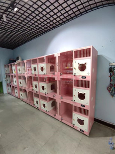 MT Biệt Thự Cho Mèo Trưng Bày Bằng Gỗ Y Tế Biệt Thự Cho Thú Cưng Ba Tầng Bằng Acrylic Biệt Thự Cho Mèo Sang Trọng Lồng Cho Mèo - Product Image 3