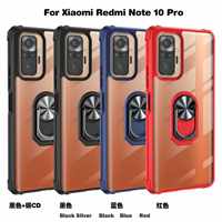 Anneau magnétique béquille téléphone portable couverture arrière pour xiaomi redmi note 10 pro/note 10 4g Tpu case pour iphone 15promax