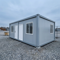 Casa Contenedor de 40 pies, Instalación Rápida y Eficiente, Vivienda Prefabricada Insonorizada, Escuela, Tienda Temporal Urbana