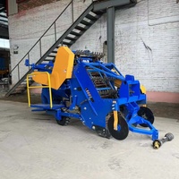 Récolteuse combinée efficace de pomme de terre pour le chargement automatique de sac de tracteur de haute puissance