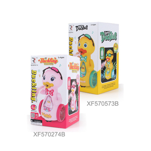 Jouets en caoutchouc amusants pour enfants, animaux électriques musicaux à piles, jouet en plastique personnalisé en vinyle, canard dansant - Product Image 6