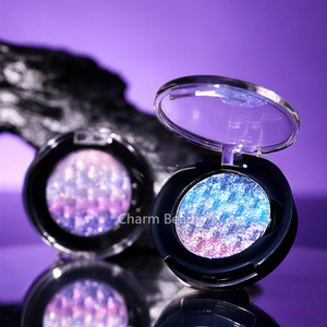 Bán buôn biểu tượng tùy chỉnh tắc kè hoa cầu vồng trang điểm mắt sắc tố cao lâu dài kim loại ép duy nhất multichrome Eyeshadow - Product Image 4