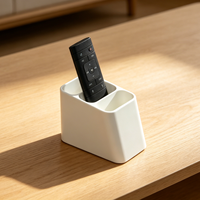 Boîte de rangement minimaliste pour télécommandes TV imprimée en 3D, options 2/3/4 emplacements, couleurs personnalisables, organisateur de bureau en gros pour la maison
