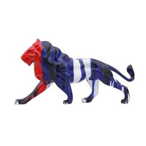 Personalizzato Vernice Colorata Scultura Animale Moderno Stile Semplice Leao Decoracao <span class=keywords><strong>Un</strong></span> Pezzo Resina Statua del Leone Per La Vendita - Product Image 2