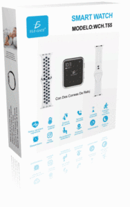 ELE-GATE สมาร์ทวอทช์นาฬิกาสปอร์ตบลูทูธพร้อมสายรัดแฟชั่น 40 มม. 44 มม. สำหรับผู้ชายผู้หญิงติดตามการออกกำลังกาย - Product Image 6