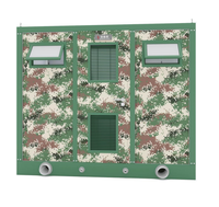 Conteneur WC Portable Cabine Sanitaire Mobile Panneau Sandwich Durable Écologique Installation Facile pour Parcs et Camping-grounds