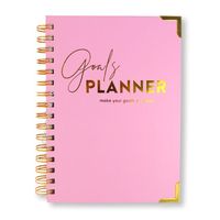 Journal d'objectif en spirale A4 A5 avec logo entièrement personnalisé coffret cadeau agenda et carnet de notes agenda rose
