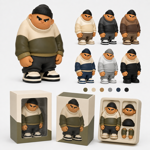 Giocattolo in Vinile con Design Personalizzato, Figura di Personaggio Paffuto in PVC Ecologico di Alta Qualità, Produzione di Prototipi con Stampaggio a Iniezione - Product Image 4