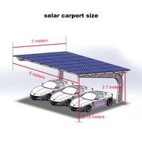 Abri de stationnement solaire innovant avec panneaux solaires haute efficacité