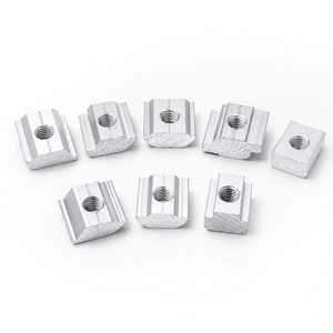Élément de fixation pour rail de module solaire photovoltaïque en acier inoxydable SUS304, écrou coulissant à fente en T M10 pour applications de santé et de traitement de l'eau - Product Image 2