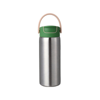 Coffrets Cadeaux Everich – Bouteille d'eau isotherme à double paroi en acier inoxydable et Tritan de 500 ml (18 oz) avec paille, couvercle à clapet et poignée portable