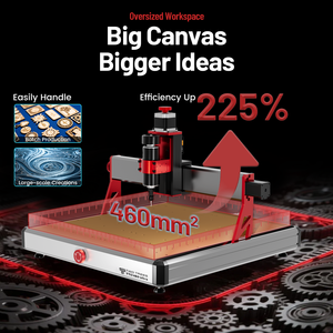 מכונת חריטה בלייזר איכותית TwoTrees דגם TTC450, מקדחי <span class=keywords><strong>CNC</strong></span> אולטרה לעץ, אלומיניום וחומרים פלסטיים - Product Image 4
