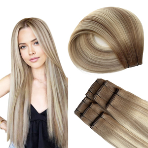 Extensions de cheveux humains vierges russes Starose en gros, qualité supérieure, grade 15A, double trame, couleur balayage racine foncée - Product Image 1