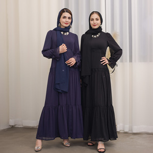 Manufacturer Islamic Clothing Muslim Women Long Dress Lady New <strong>Model</strong> <strong>Abaya</strong> in Dubai Plain <strong>Abaya</strong> Women - Product Image 4