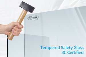 <span class=keywords><strong>Cabine</strong></span> <span class=keywords><strong>de</strong></span> <span class=keywords><strong>douche</strong></span> intégrée en alliage d'aluminium minimaliste, surface mate, pour petit appartement, décoration <span class=keywords><strong>de</strong></span> toilettes - Product Image 5