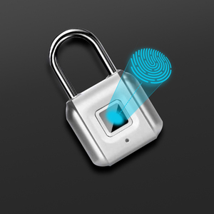 Mini chống trộm an toàn không dây không thấm nước ứng dụng ngoài trời Keyless điện tử thông minh vân tay ổ khóa hành lý khóa - Product Image 5