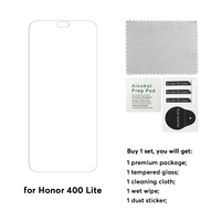Protecteurs d'écran de téléphone transparents HD en verre trempé 2.5D pour Honor 400 Lite Protecteur d'écran en verre trempé