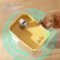 Fuente de Agua Automática para Gatos de 1500mL, Dispensador de Agua para Mascotas con Circulación, Alimentación USB, Filtro y Diseño de Flujo de Grifo
