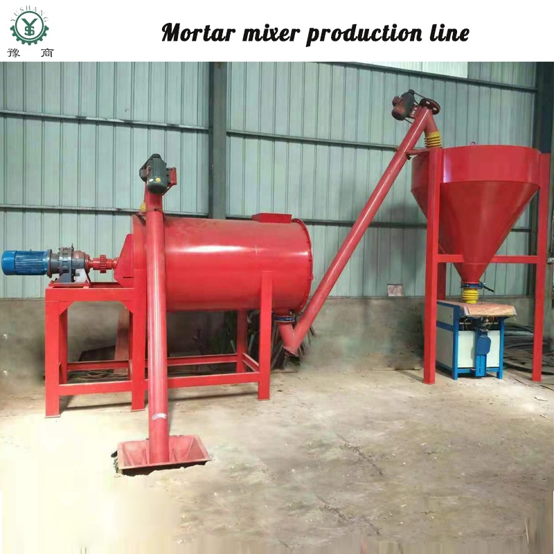 Auto Dry Mortar Equipment / Mortar Mixer Dry Mortar Production Line
