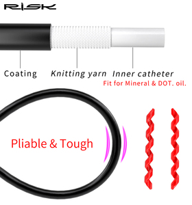 RC112 Risk Câble de frein à huile pour vélo de <span class=keywords><strong>route</strong></span> MTB Tuyau de frein hydraulique - Product Image 2