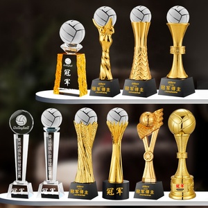 مجموعة ييوو المهنية الكريستال الكرة الطائرة كأس الكأس مخصصة البلاستيك الكرة الطائرة الكأس الجملة الرياضة بطل الكأس - Product Image 4