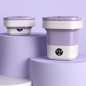 Portable <b>Mini</b> Home Washing Machine with Foldable Design for Small Spaces - Product Image 5
