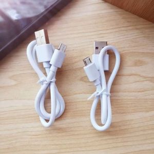 สายชาร์จไมโครยูเอสบแบบกำหนดเองขนาด 30 ซม. สายอะแดปเตอร์ชาร์จ USB สำหรับโทรศัพท์แอนดรอยด์ - Product Image 2