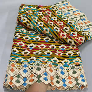 قماش دانتيل أفريقي مشمع عالي الجودة قماش دانتيل نيجيري قماش شبكي فرنسي فساتين نسائية - Product Image 6