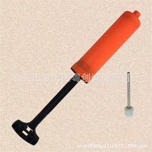 Portable Manual Air Pump For Soccer Balls Syringe Type Inflator Large Size Metal Needle Unisex - Product Image 3