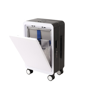 Chariot à bagages 24 pouces avec 4 roues pivotantes, durable et étanche, pour les voyages d'affaires, printemps 2025 - Product Image 5