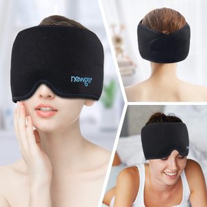 Pakcare Migraine cứu trợ hat đau đầu cap 360 bảo hiểm đầy đủ tái sử dụng gel đầu BĂNG BĂNG đầu bọc Headband - Product Image 5