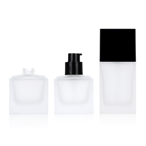Luxury Ground Glass Cosmetic Lotion Bottle Essential Bottle Cosmetics Container For Cosmetics Package With <b>Pump</b> Cap 20ml 30ml - Product Image 1
