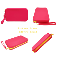 Dompet Koin Silikon Tahan Air Unisex Ramah Perjalanan dengan Logo Kustom dan Penutup Ritsleting untuk Penyimpanan Kosmetik