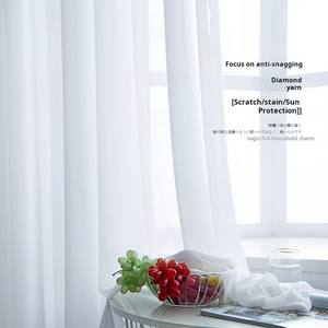 <span class=keywords><strong>Tende</strong></span> in Tulle Bianco su Misura in Stile Moderno <span class=keywords><strong>per</strong></span> Soggiorno Camera da Letto <span class=keywords><strong>Cucina</strong></span> <span class=keywords><strong>per</strong></span> Arredamento Mantovane - Product Image 3