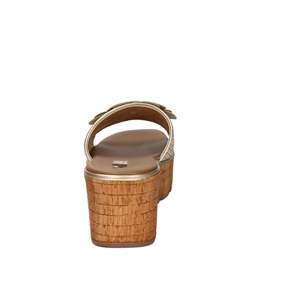 รองเท้าแตะส้นเตารีดสตูดิโอแฟชั่นสตรีสีเบจ 14113-E5 - Product Image 4