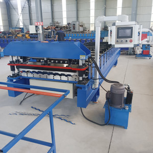 Tôle de toiture monocouche tôle d'acier ondulée à revêtement coloré faisant la machine profileuse pour toit et mur métalliques - Product Image 5