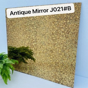 VATTI GLASS fornecimento por atacado alta qualidade chanfrado telhas espelho Antique Mirror Glass parede parede do banheiro espelho mesa - Product Image 3