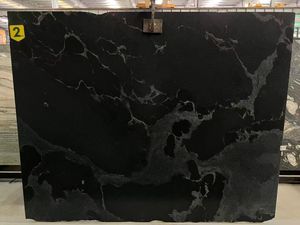 Dalles de <span class=keywords><strong>granit</strong></span> noir de rivière de style moderne Goldtop Pop Black White Spots Utilisation de sol imperméable pour hôtel Solution graphique OEM/ODM - Product Image 4