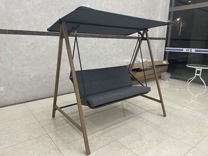 Mobilier d'extérieur, balançoire de <span class=keywords><strong>jardin</strong></span>, chaise de causeuse <span class=keywords><strong>suspendue</strong></span> en métal, chaise <span class=keywords><strong>suspendue</strong></span> pour patio, peinture par transfert de chaleur - Product Image 2