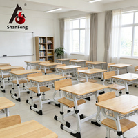 Chaises d'étude ergonomiques modernes et réglables pour les étudiants, sièges individuels, mobilier scolaire en bois de chêne, utilisation en chambre à coucher
