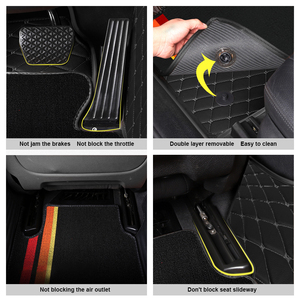 Muchkey Accesorios <span class=keywords><strong>Audi</strong></span> <span class=keywords><strong>Q5</strong></span> coperture stuoie Alfombras Para Auto Custom in pelle 3D 5D <span class=keywords><strong>tappetini</strong></span> Auto Auto per <span class=keywords><strong>Q5</strong></span> tappetino Auto 2017 - Product Image 6