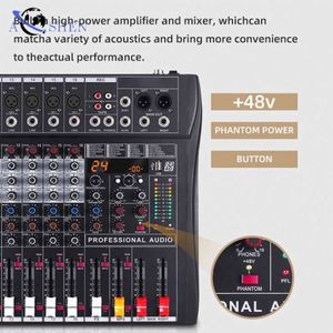 Console de mixage audio professionnelle 16 canaux USB 24 DSP pour fêtes, spectacles, KTV et DJ - Product Image 6