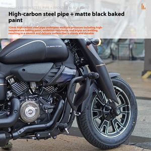 Accesorios <span class=keywords><strong>para</strong></span> QJMotor SRV400 V2 (Flash 400): Barra Protectora Delantera, Respaldo Plegable, Bolsas Laterales <span class=keywords><strong>de</strong></span> <span class=keywords><strong>Lona</strong></span> y Soporte <span class=keywords><strong>para</strong></span> Baúl Trasero - Product Image 3