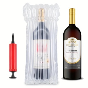 Sacs à colonnes d'air pour vin, paquet de 6, 7 colonnes, 39 cm, emballage antichoc pour la protection des bouteilles, expédition express - Product Image 5