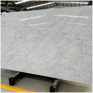 Dalles de marbre <span class=keywords><strong>blanc</strong></span> Bianco Carrara 100% naturel d'Italie pour revêtements de sol intérieurs, escaliers et plans de toilettes. - Product Image 2