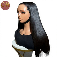 Peluca de Cabello Humano SDD 13x6 HD Lace, Pre-estilizada, Sin Pegamento, Cabello Virgen Negro Natural, Pelucas Frontales para Mujeres Negras