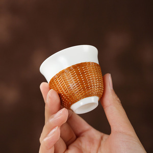 Chinese Handmade Woven Porcelain <b>Tea</b> <b>Set</b> With Lid Heat Resistant Dehua Teapot And Cups Gift Box For Kung Fu <b>Tea</b> - Product Image 3