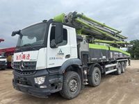 Pompe à béton sur camion diesel Zoomlion CIFA Putzmeister d'occasion 2020 56m Mega 180m/h Vert